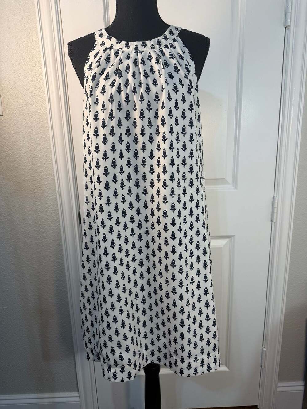 J.Crew Size 14 Floral Print Sleeveless Halter Dress